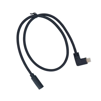 0,3 м 1,8 м 1 м реверсивный дизайн C-type USB 3.1 удлинитель кабеля type-C на 90 градусов от мужчины к женщине