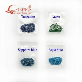 0,8-2,5 мм сине-зеленый танзуанит круглой формы, кубический цирконий, россыпной cz камень для изготовления ювелирных изделий
