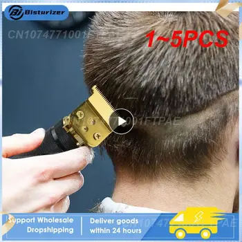 1 ~ 5ШТ Машинка для стрижки волос, Беспроводной Триммер для волос для мужчин, Парикмахерские машинки для стрижки Волос, Профессиональная USB Перезаряжаемая Электрическая бритва для Бороды