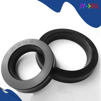 1 шт. ID 8-190 мм Черное уплотнительное кольцо для масла в гидравлическом цилиндре из NBR Типа UPH/U, отверстие для вала, общее уплотнительное кольцо, прокладка