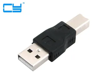 10шт Cabo USB Um Macho para B macho Conversor Adaptador de Cabo de Impressora Сканер
