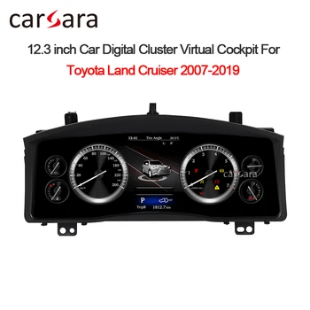 12,3-дюймовая панель автоматической комбинации приборов для автомобиля Toyota Land Cruiser Цифровой прибор с системой Linux Обновленный спидометр