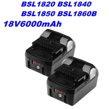 18V 4Ah 6Ah Литий-ионный BSL1830B Сменный Аккумулятор для HITACHI BSL1820 BSL1840 BSL1850 BSL1860B Аккумуляторы для электроинструментов