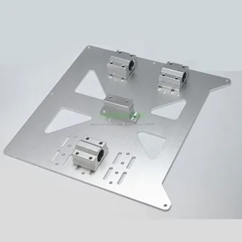 3D-принтер Wanhao Duplicator i3, алюминиевая Y-образная каретка V3, комплект пластин с подшипниковым блоком SC8UU + усовершенствованный металлический держатель для ремня