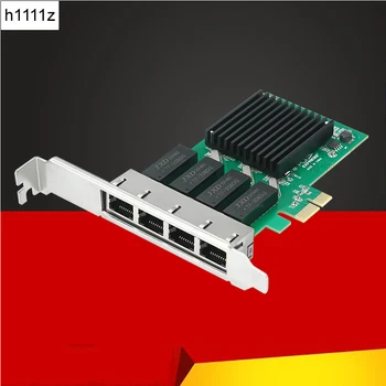 4-Портовая Сетевая карта PCI Express x1 с четырьмя портами RJ45 NIC RTL8111H Чипом 10/100/1000 Мбит/с Gigabit Ethernet Lan Карта для настольных ПК