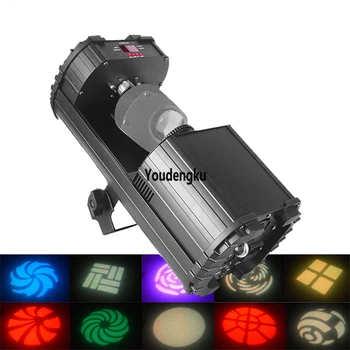 4 шт. Вращающийся луч сканера света 1 * 60 Вт светодиодный сканер gobo light с 8 цветами и гобо для ночного клуба dj disco