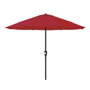 9-футовый зонт для патио с удобной рукояткой, 108,00 X 108,00 X 92,00 дюймов
