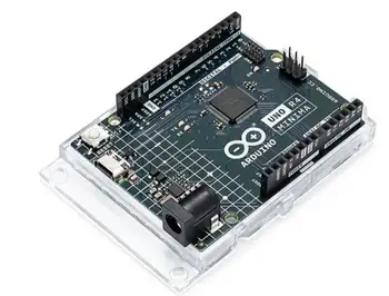 Arduino UNO Rev4 WiFi, 32-разрядный, Renesas RA4M1 - Arm Cortex -M4, модуль Wi-Fi® ESP32-S3, Bluetooth, светодиодная матрица 12x8, Qwiic Connect