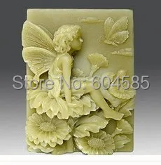 Butterfly Fairy S0084 Craft Art Силиконовая форма для мыла Формы для рукоделия DIY Формы для мыла ручной работы