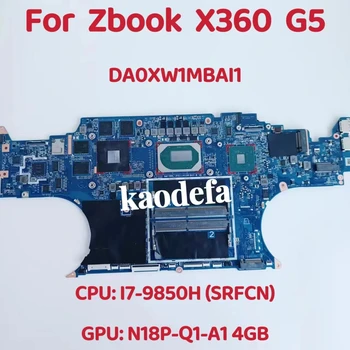 DA0XW1MBAI1 для материнской платы ноутбука HP X360 G5 Процессор: i7-9850H SRFCN Графический процессор: 4 ГБ DDR4 Тест В порядке