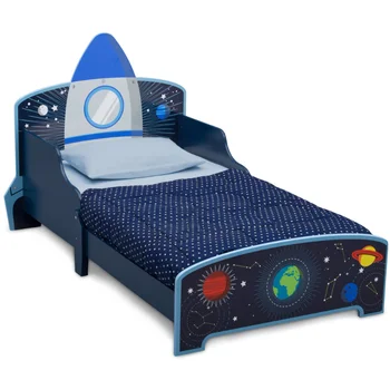 Delta Children Space Adventures Ракетный корабль, деревянная кровать для малышей, Greenguard Gold Сертифицированная кровать для мальчиков, кровати для детей kinderwagen