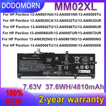 DODOMORN Новый аккумулятор MM02XL для HP TPN-Q214 13-an0000TU HSTNN-IB8Q HSTNN-DB8U L28076-005 L27868-1C1 L27868-2D1 7,6 V 37,6WH