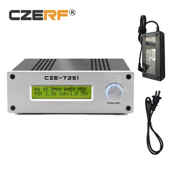 FM-передатчик CZERF CZE-T251 мощностью 25 Вт с адаптером питания