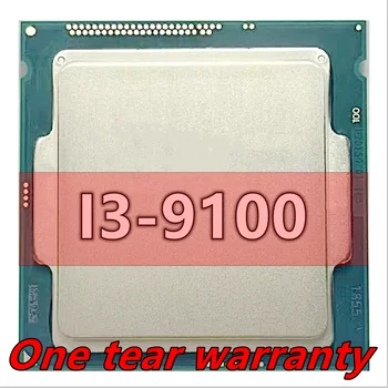 i3-9100 i3 9100 SRCZV 3,6 ГГц Четырехъядерный процессор с четырьмя потоками 65 Вт 6 М процессор LGA 1151