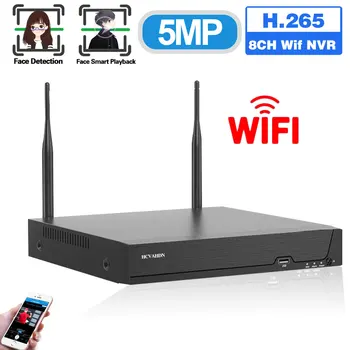 iCSee 4CH 5MP XMEYE Wifi NVR Система Безопасности 8CH 3MP Беспроводной Сетевой Видеорегистратор CCTV Для 4K IP-камеры XMEYE Face Detection