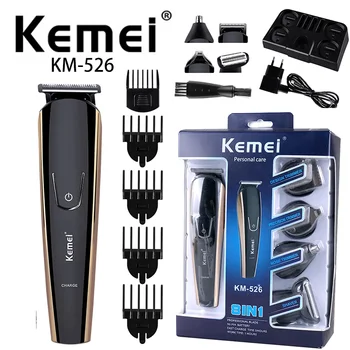 Kemei KM-526 5 в 1 Многофункциональная Мужская Машинка для стрижки Волос, Машинка Для Удаления Волос, Триммер, Бритва для бровей, Стрижка Фарфора