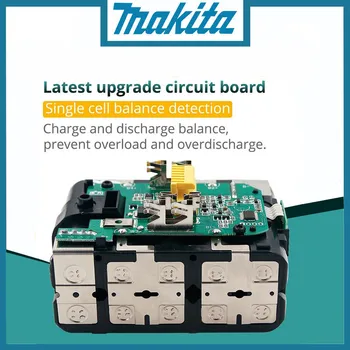 Makita 100% Оригинальная литий-ионная Аккумуляторная батарея 18V 6000mAh 18v Drill ReplacementBatteries BL1860 BL1830 BL1850 BL1860B
