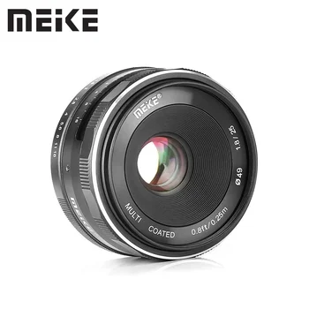 Meike 25 мм f1.8 APS-C Широкоугольный Ручной объектив Prime для Беззеркальной камеры Canon EF-M EOS M M3 M5 M6 M10 M50 M50II M100 M200
