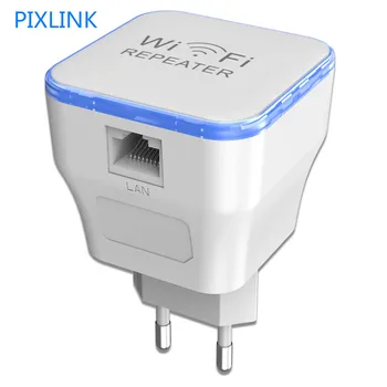 PIXLINK WiFi Удлинитель, усилитель 300 Мбит/с, WiFi ретранслятор, Усилитель Wi Fi сигнала 802.11N, беспроводной ретранслятор дальнего действия