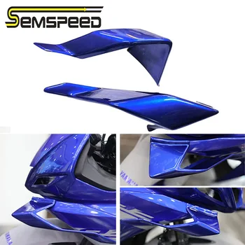 SEMSPEED Для Мотоцикла Yamaha R25 R3 2022 Левый И Правый Передний Пневматический Обтекатель Наконечник Крыла Защитная Крышка 2019-2021 ABS Пластик
