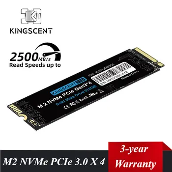SSD NVMe M2 PCIe 3,0 1 ТБ 512 ГБ 256 ГБ 128 ГБ Жесткий диск KINGSCENT M.2 2280 PCIE 3,0 Внутренний Твердотельный накопитель для Ноутбука Notebook