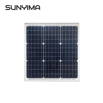 SUNYIMA 4BB Солнечная Панель 12 В 50 Вт Монокристаллическая Батарея Фотоэлектрическая Sunpower Поколения 540*510 мм Для Автомобильного Кемпинга