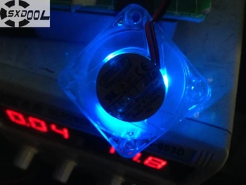 SXDOOL 40 мм синий светодиодный вентилятор охлаждения 4010 R124010DM 12V 0.12A 2-проводной вентилятор охлаждения