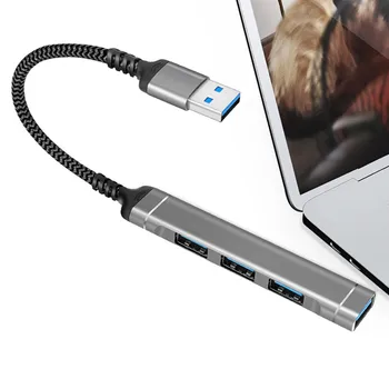 USB 3.0-концентратор К 4-портовому USB-адаптеру для ПК Android OTG Usb-Концентратор Кабель с 3 портами USB 2.0 и USB 3.0 Подходит для ПК MacBook Air