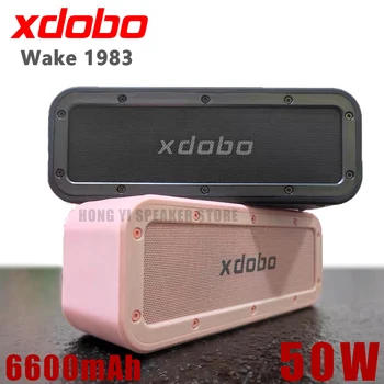 Xdobo Wake1983 50 Вт Bluetooth Динамик Портативный Беспроводной Супер Бас Водонепроницаемый Сабвуфер 360 Стерео Объемный TWS Колонка Звук Ba