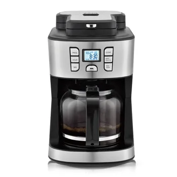 Автоматическая машина для измельчения зерен 2 в 1 220 В/1000 Вт американская кофемашина домашняя многофункциональная автоматическая капельная кофемашина