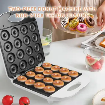 Автоматическая машина для приготовления пончиков, Машина для двухстороннего нагрева, Машина Для приготовления блинчиков, Пончиков, Торта, Машина для приготовления сэндвичей, Вафельница, Бытовая техника