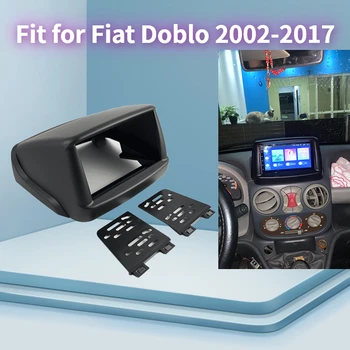 Автомобильный 2 Din 7-дюймовый Радио-Фасция DVD Аудиоплеер Панель Рамка Подходит для Fiat Doblo 2002-2017 Авторадио Навигация