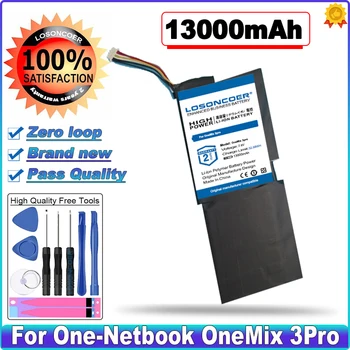 Аккумулятор LOSONCOER 13000 мАч для нетбука OneMix 3pro OneMix3pro 506480