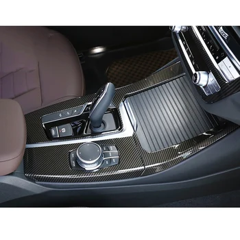 аксессуары для интерьера автомобиля из углеродного волокна 4 BM-W x3 x4 g01 g02 панель переключения передач отделка рулевого колеса крышка сиденья приборная панель авто стиль