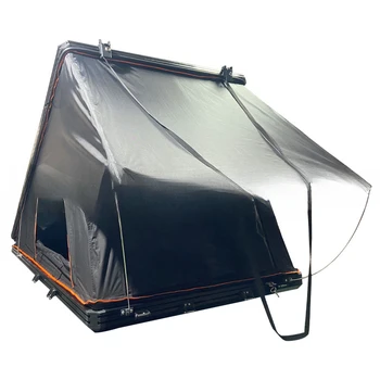 алюминиевая Палатка на крыше автомобиля с жестким корпусом 4x4, Складывающаяся для кемпинга, Палатка на крыше грузовика для внедорожника