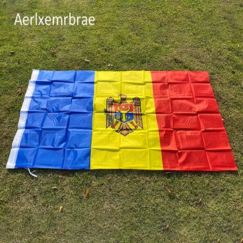 бесплатная доставка флаг Молдовы 90*150 см Подвесной Национальный флаг Молдовы Флаг Молдовы
