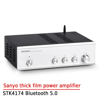 БРИЗ Hi-Fi Sanyo Толстопленочный Усилитель Мощности STK4174 Bluetooth 5,0 Высокие Басы Лихорадка Hi-Fi Ретро Классический Вкус Желчи