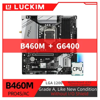 Восстановленная материнская плата B460M PRO4S/AC LGA1200 Set Kit с процессором G6400