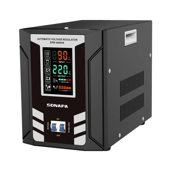 Входное напряжение SPM-3KVA 100-260 В выходное напряжение 220 В Настольный однофазный стабилизатор/регулятор
