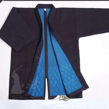 Высококачественная Куртка Для Кендо Кэйкоги Традиционных японских боевых искусств Кендо, Двухслойная Тренировочная Одежда, Униформа Кендоги, Уваги