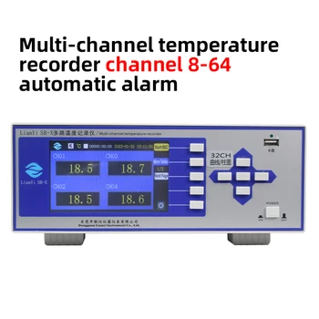 Датчик температуры SH-X, 8-64-канальный регистратор, многоканальный температурный тестер, многоточечный температурный коллектор