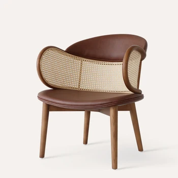 Дизайнерское кресло для гостиной на кухне, Деревянные эргономичные стулья для столовой в скандинавском стиле, Мобильная дизайнерская мебель Sillas в скандинавском стиле WWH50XP