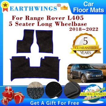Для Land Rover Range Rover L405 5-местный С Длинной Колесной базой 2018 ~ 2022 Коврики Для Пола, Ковровые Покрытия, Коврики Для Ног, Аксессуары