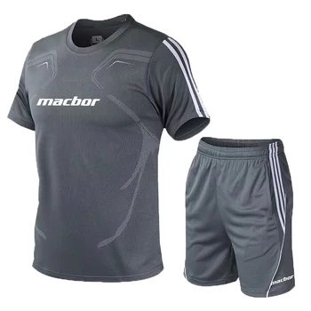 Для Macbor Montana XR5 Новая мужская футболка с короткими рукавами, дышащая спортивная одежда свободного кроя, летняя с логотипом