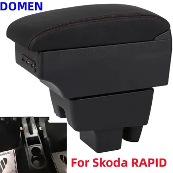 Для Skoda RAPID, Подлокотник Для Volkswagen VW Polo 2020 2021, коробка для автомобильного подлокотника, Модифицированные автомобильные аксессуары, Коробка для хранения деталей интерьера