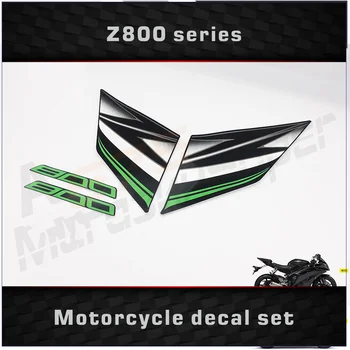 Для Z800 Z 800 2013 2014 2015 2016, наклейка на мотоцикл, Наклейка на весь автомобиль, наклейка на обтекатель, Гоночная наклейка, зеленая