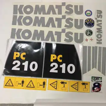 Для экскаватора Komatsu PC210-6 Наклейка на весь корпус машины, наклейки на все автомобили, наклейка на дисплей экскаватора, маркировка транспортного средства