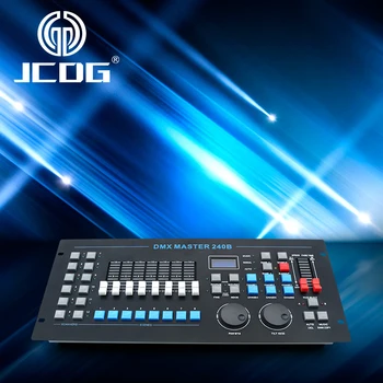 Заводская розетка JCDG 240B DMX Консольный контроллер для сценического освещения DMX 512 DJ Controller Оборудование Международного стандарта
