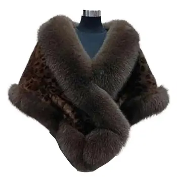 Зимнее женское пальто, Утолщенная теплая однотонная пушистая шаль из искусственного меха, Свободный крой, Зимнее свадебное теплое женское пальто для новобрачных