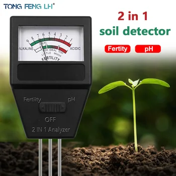 Измеритель плодородия почвы 2 в 1 с 3 зондами, тестер PH почвы, устройство для измерения плодородия растений, Измеритель кислотности Для сада